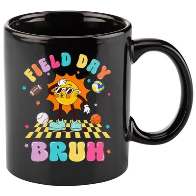 Happy Field Day 2025 Bruh Let The Games Begin Field Trip 11oz C Handle Ceramic Mug