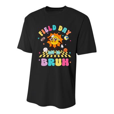 Happy Field Day 2025 Bruh Let The Games Begin Field Trip Youth Performance Sprint T-Shirt
