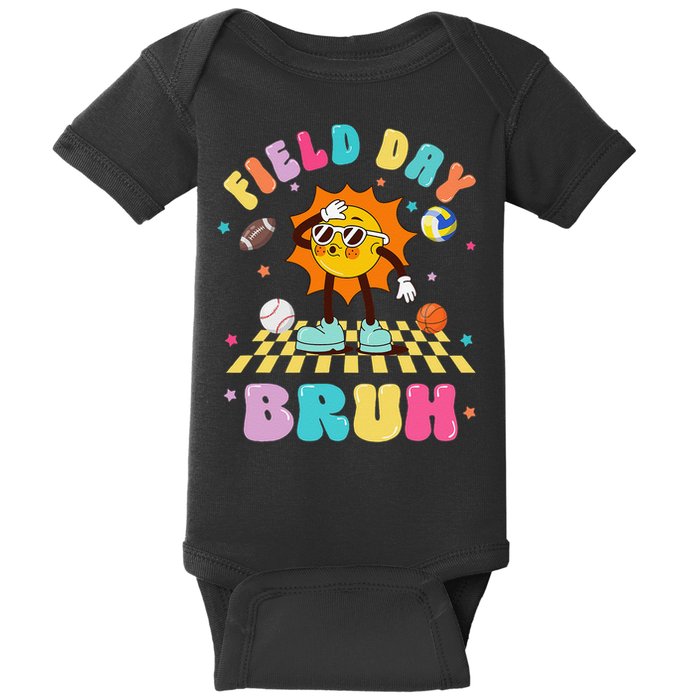 Happy Field Day 2025 Bruh Let The Games Begin Field Trip Baby Bodysuit