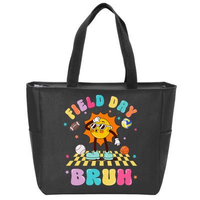 Happy Field Day 2025 Bruh Let The Games Begin Field Trip Zip Tote Bag