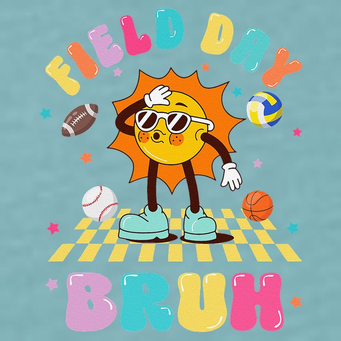 Happy Field Day 2025 Bruh Let The Games Begin Field Trip Sueded Cloud Jersey T-Shirt