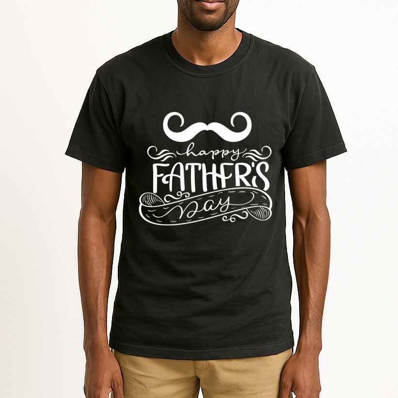 Happy Father's Day Dad Mustache Tall T-Shirt