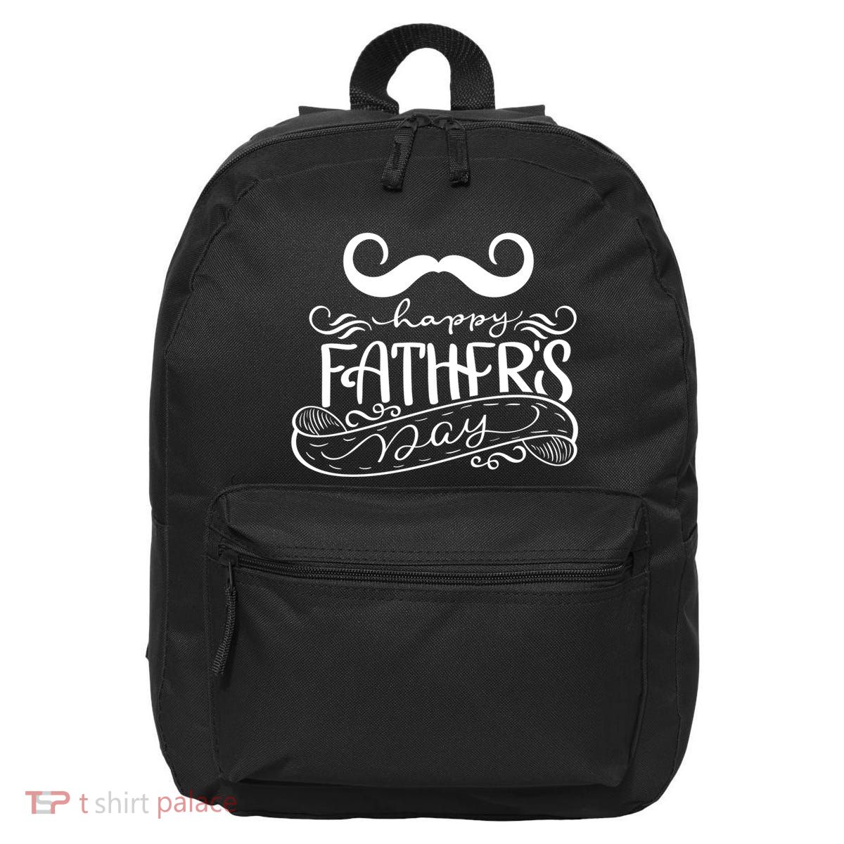 Happy Father's Day Dad Mustache 16 in Basic Backpack