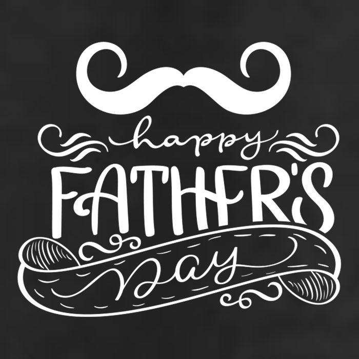 Happy Father's Day Dad Mustache Golf Towel