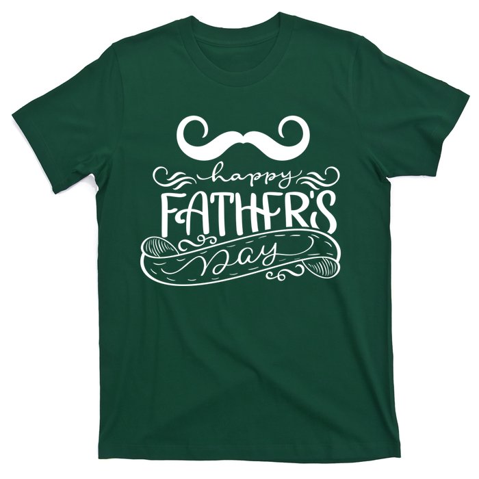 Happy Father's Day Dad Mustache T-Shirt