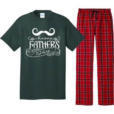 Happy Father's Day Dad Mustache Pajama Set