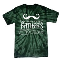 Happy Father's Day Dad Mustache Tie-Dye T-Shirt