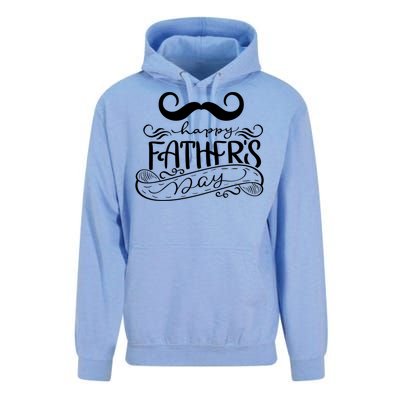 Happy Father's Day Dad Mustache Unisex Surf Hoodie