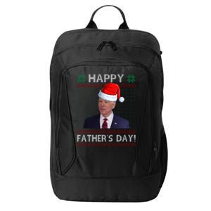 Happy Father's Day Funny Joe Biden Christmas City Backpack