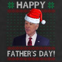 Happy Father's Day Funny Joe Biden Christmas Hat