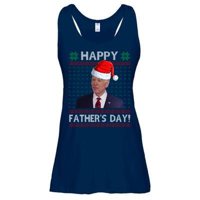 Happy Father's Day Funny Joe Biden Christmas Ladies Essential Flowy Tank