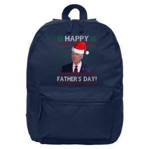 Happy Father's Day Funny Joe Biden Christmas 16 in Basic Backpack