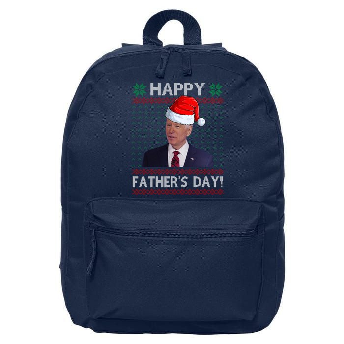 Happy Father's Day Funny Joe Biden Christmas 16 in Basic Backpack