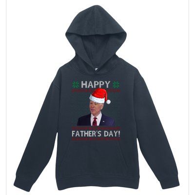 Happy Father's Day Funny Joe Biden Christmas Urban Pullover Hoodie