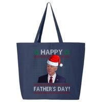 Happy Father's Day Funny Joe Biden Christmas 25L Jumbo Tote