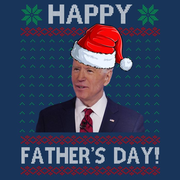 Happy Father's Day Funny Joe Biden Christmas Baby Bodysuit
