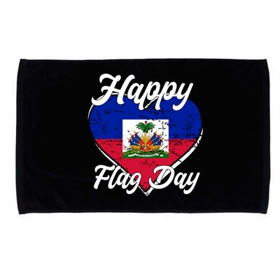 Happy Flag Day 1804 Haiti Haitian Independence Microfiber Hand Towel