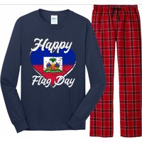 Happy Flag Day 1804 Haiti Haitian Independence Long Sleeve Pajama Set