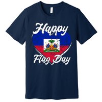 Happy Flag Day 1804 Haiti Haitian Independence Premium T-Shirt