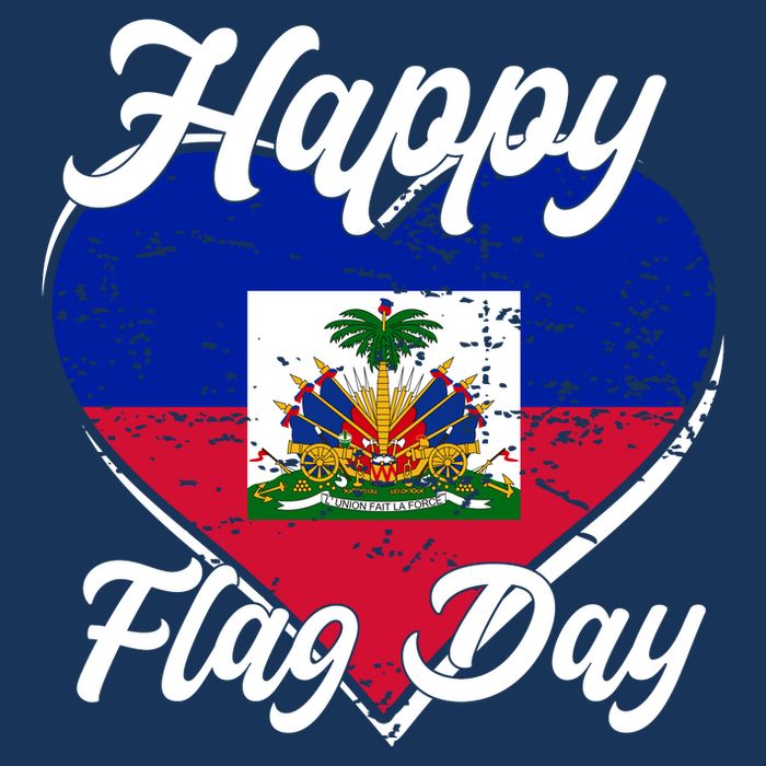 Happy Flag Day 1804 Haiti Haitian Independence Baby Bodysuit