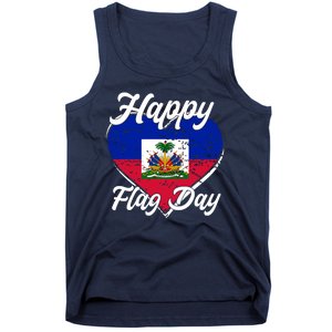 Happy Flag Day 1804 Haiti Haitian Independence Tank Top