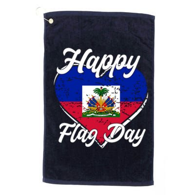 Happy Flag Day 1804 Haiti Haitian Independence Platinum Collection Golf Towel