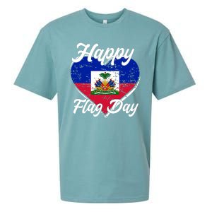 Happy Flag Day 1804 Haiti Haitian Independence Sueded Cloud Jersey T-Shirt