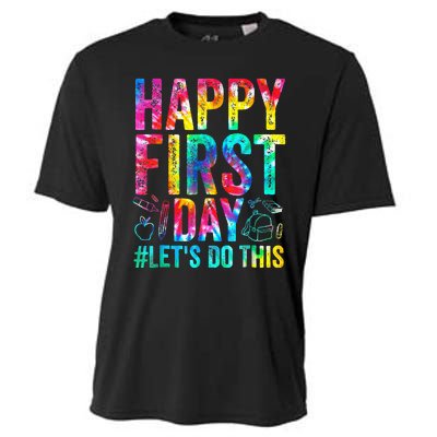 Happy First Day Lets Do This Welcome Back To School Cooling Performance Crew T-Shirt