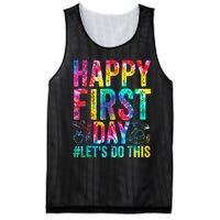 Happy First Day Lets Do This Welcome Back To School Mesh Reversible Basketball Jersey Tank