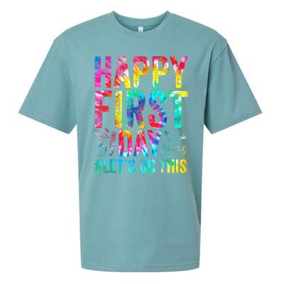 Happy First Day Lets Do This Welcome Back To School Sueded Cloud Jersey T-Shirt