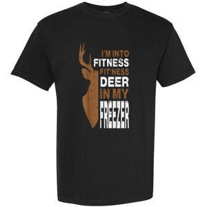 Hunting Fitness Deer In Freezer Funny Hunter Garment-Dyed Heavyweight T-Shirt