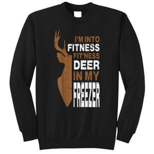 Hunting Fitness Deer In Freezer Funny Hunter Sweatshirt