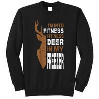 Hunting Fitness Deer In Freezer Funny Hunter Sweatshirt