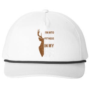 Hunting Fitness Deer In Freezer Funny Hunter Snapback Five-Panel Rope Hat