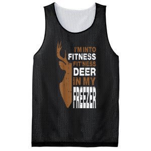 Hunting Fitness Deer In Freezer Funny Hunter Mesh Reversible Basketball Jersey Tank