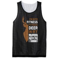 Hunting Fitness Deer In Freezer Funny Hunter Mesh Reversible Basketball Jersey Tank