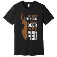 Hunting Fitness Deer In Freezer Funny Hunter Premium T-Shirt