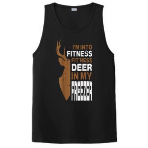 Hunting Fitness Deer In Freezer Funny Hunter PosiCharge Competitor Tank