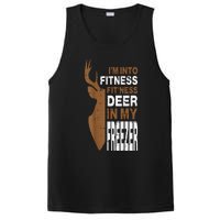 Hunting Fitness Deer In Freezer Funny Hunter PosiCharge Competitor Tank