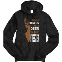 Hunting Fitness Deer In Freezer Funny Hunter Tie Dye Hoodie