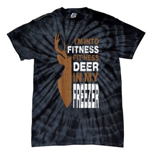 Hunting Fitness Deer In Freezer Funny Hunter Tie-Dye T-Shirt