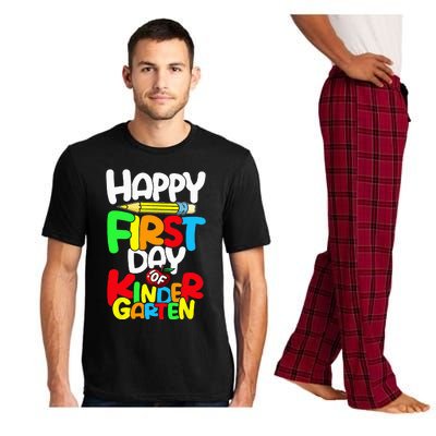 Happy First Day Of Kindergarten Teacher Back To School Pajama Set