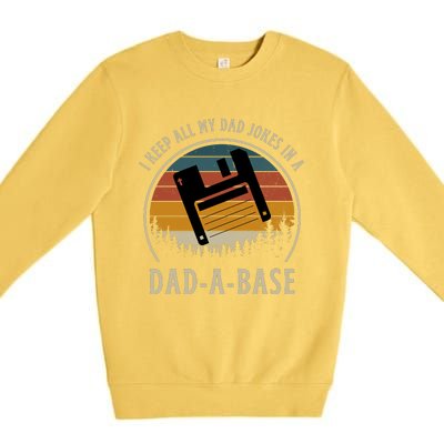 Happy Father's Day Matching Programmer Proud Dad Premium Crewneck Sweatshirt