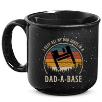 Happy Father's Day Matching Programmer Proud Dad 15oz Campfire Ceramic Mug
