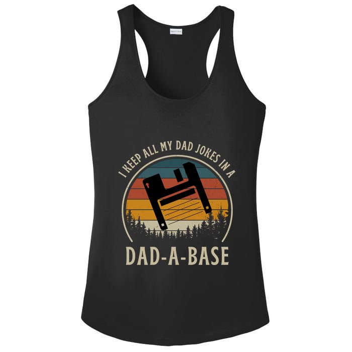 Happy Father's Day Matching Programmer Proud Dad Ladies PosiCharge Competitor Racerback Tank