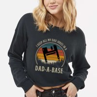 Happy Father's Day Matching Programmer Proud Dad Cropped Pullover Crew