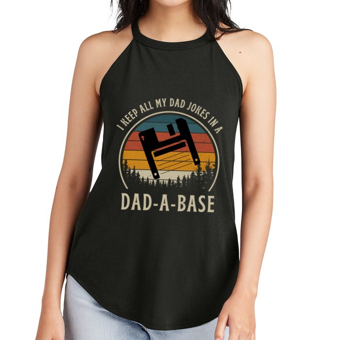 Happy Father's Day Matching Programmer Proud Dad Women's Perfect Tri Rocker Tank