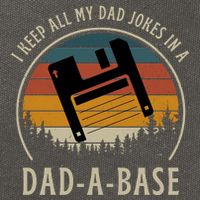 Happy Father's Day Matching Programmer Proud Dad Cotton Canvas Backpack
