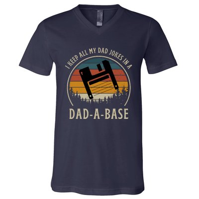 Happy Father's Day Matching Programmer Proud Dad V-Neck T-Shirt