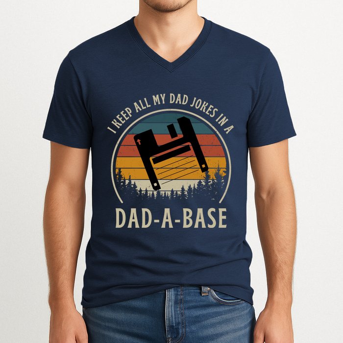 Happy Father's Day Matching Programmer Proud Dad V-Neck T-Shirt